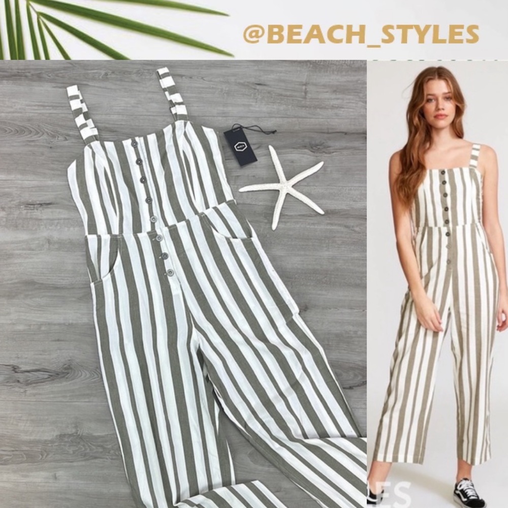 🔆RVCA🔆STUNNAH JUMPSUIT - Picture 1 of 16